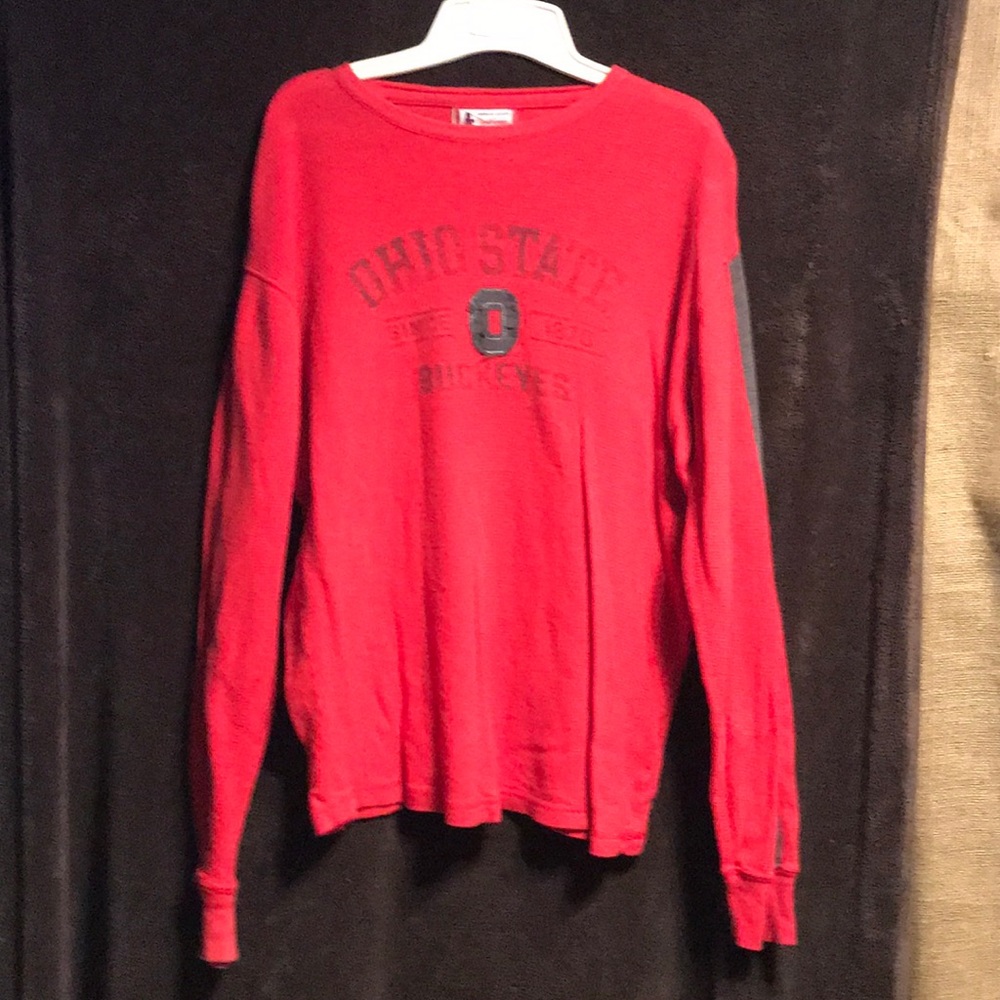 Size large OsU Buckeyes long sleeve sweatshirt